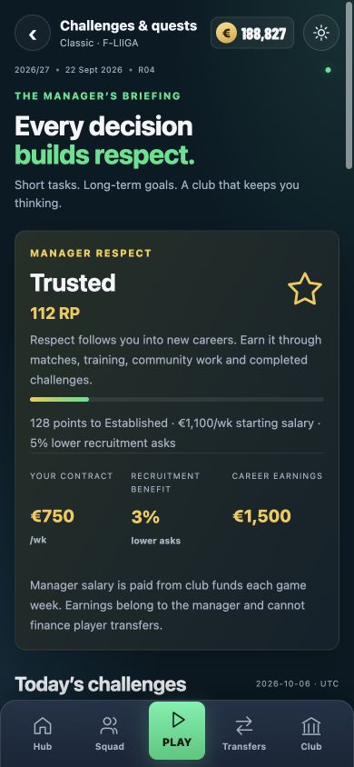 Manager respect and daily challenges in Rinkside
